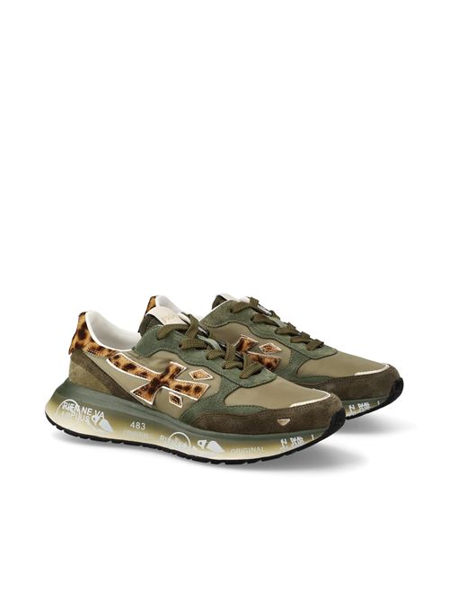 Lauryn Var 7790 sneakers in leather, faux leather, and fabric PREMIATA | LAURYN VAR7790